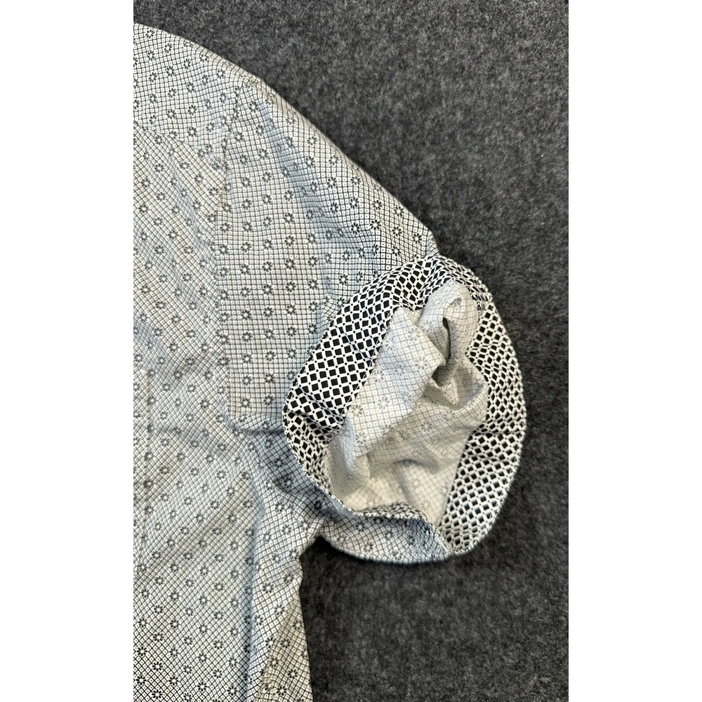 Johnston & Murphy Men's M Short Sleeve Button Down Shirt Floral - Picture 6 of 10